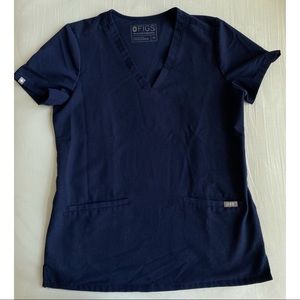 FIGS Navy Casma Top XS
